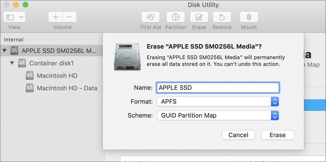 what format external hard drive mac