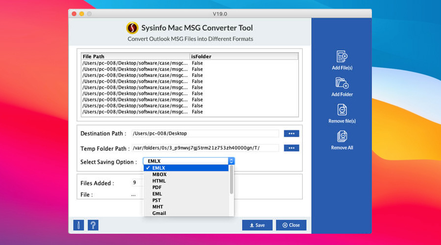 how to view msg files on mac