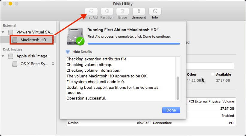 how to repair mac disk in recovery mode